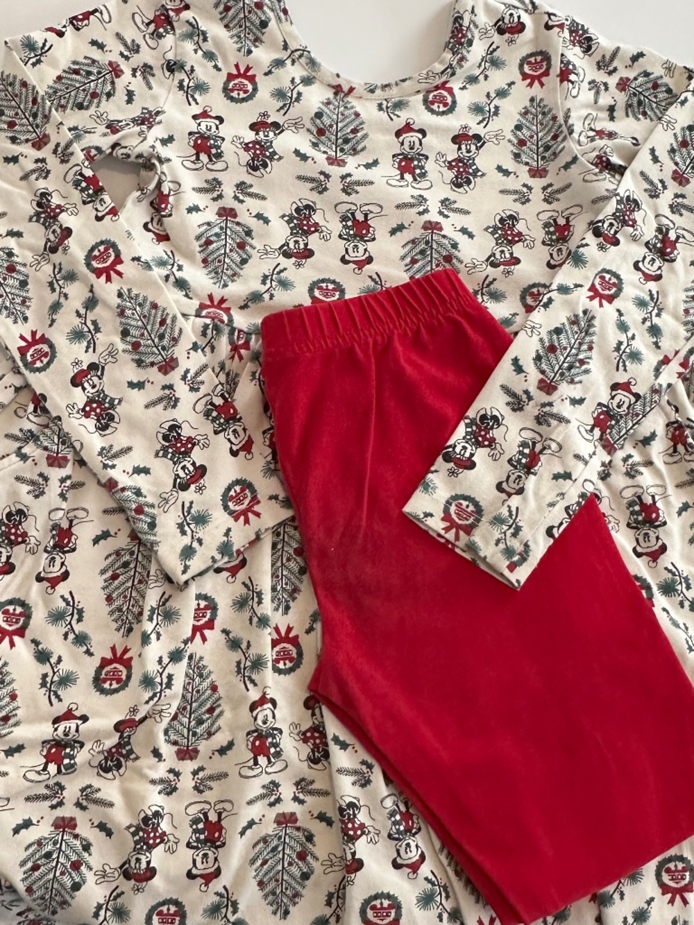 Hanna Andersson | Holiday Disney Girls Dress | Scandal Mickey Minnie | 5